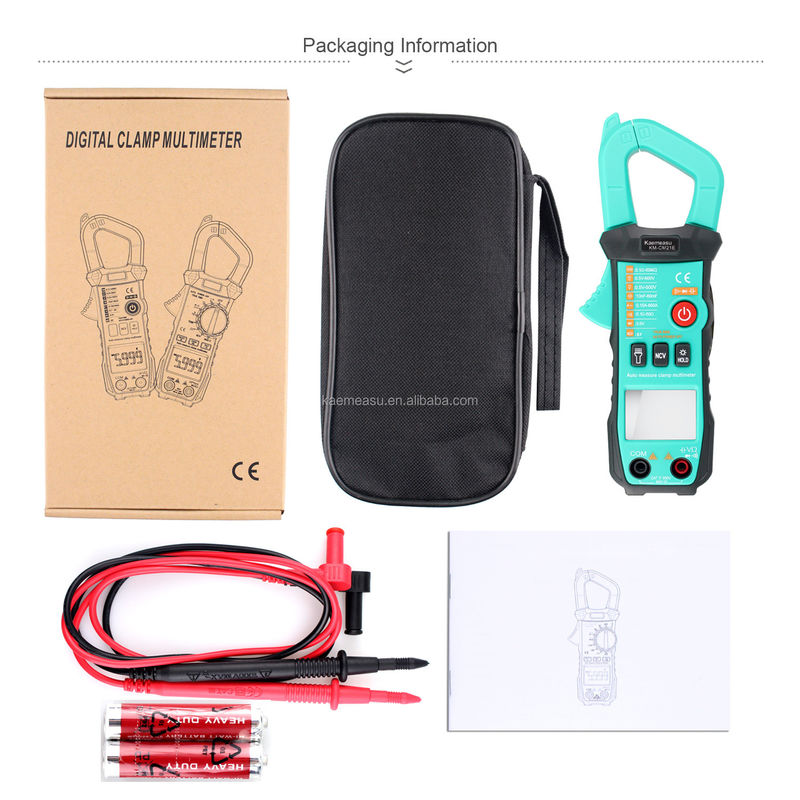 600A Pomiar prądu Trms Auto-range napięcie Amperometr Hz Ohm Ncv Tester Multimeter Amperometr Clamp Meter 21E
