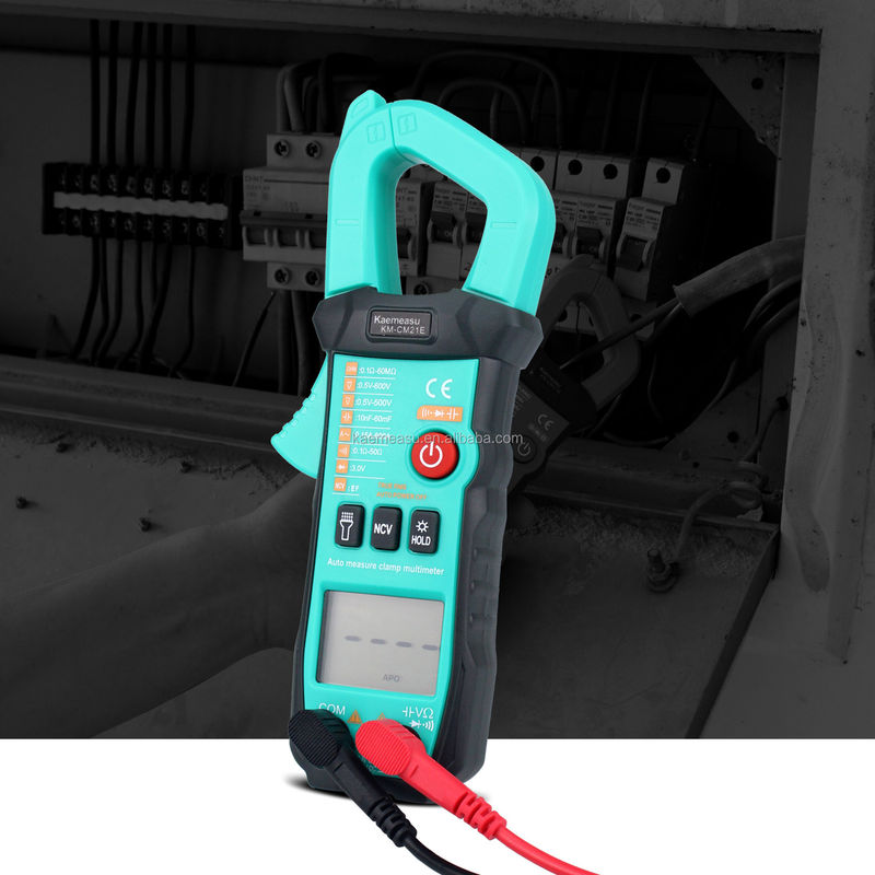 600A Pomiar prądu Trms Auto-range napięcie Amperometr Hz Ohm Ncv Tester Multimeter Amperometr Clamp Meter 21E