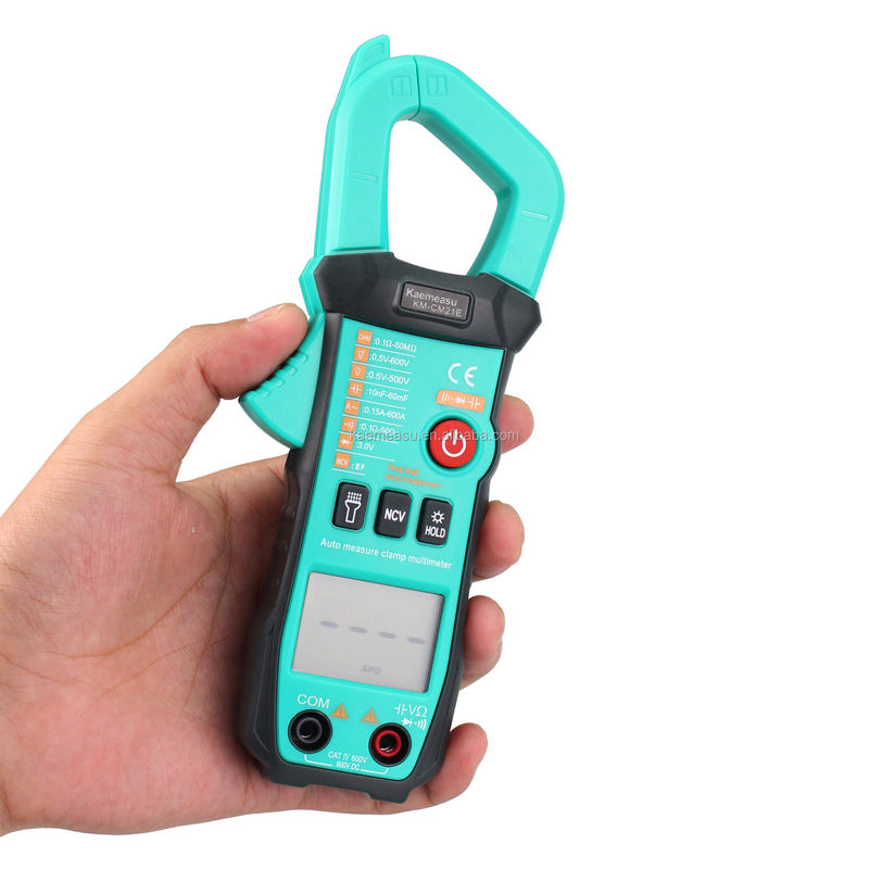600A Pomiar prądu Trms Auto-range napięcie Amperometr Hz Ohm Ncv Tester Multimeter Amperometr Clamp Meter 21E