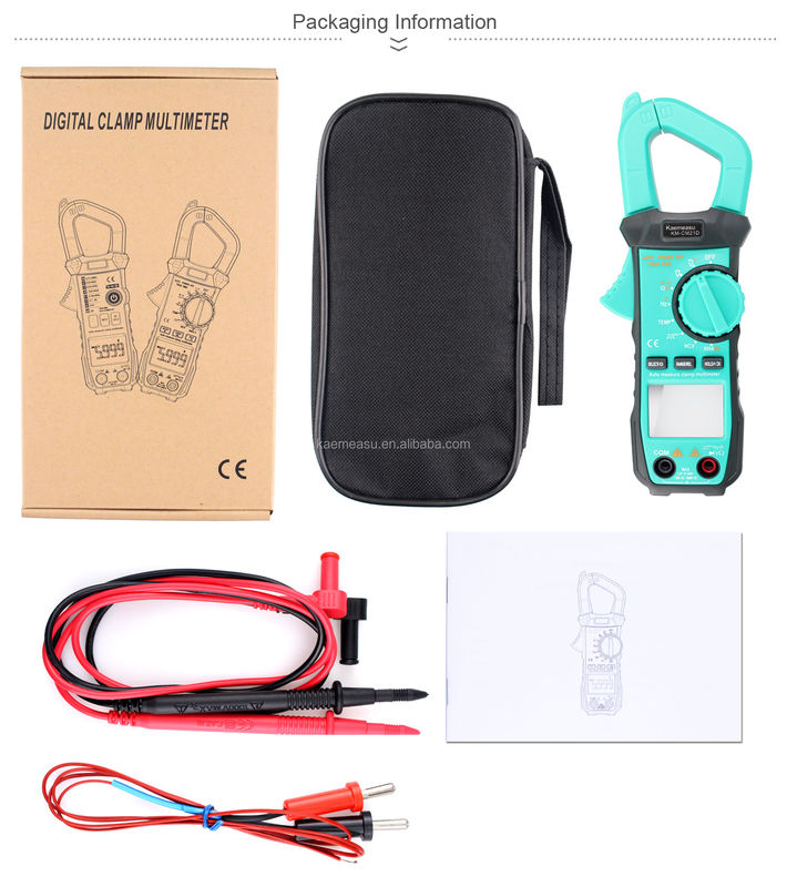 21D DC AC Digital Clamp Meter 3 5/6 Cyfrowy Automatyczny Test Diody Ture RMS Square Wave Output NCV Digital Clamp Meter Multimeter