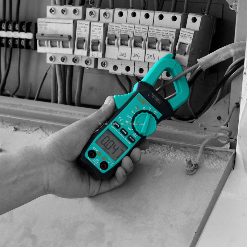 Mini Clamp Meter Elektryczny Multimeter NCV 1000v Cyfrowy AC DC Odporność Meter Wyświetlacz Liczba 6000 Liczby
