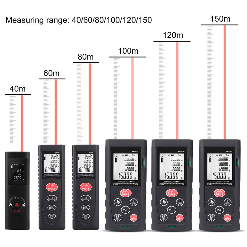 40m 100m OEM ODM Mini Portable Digital Rangefinder Infrared Laser Distancemetery Elektryczne Laser Rangefindery