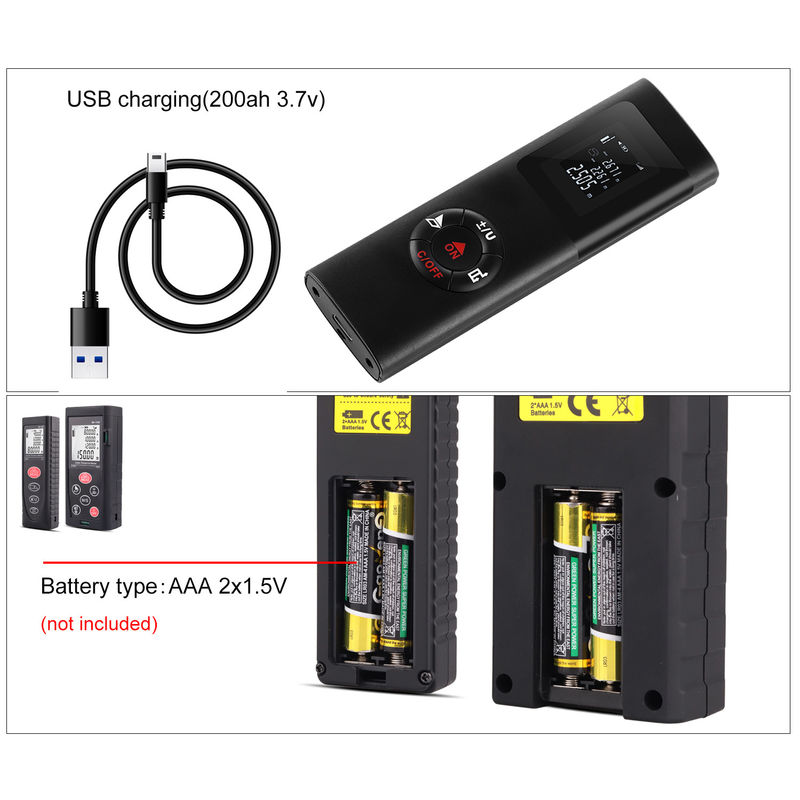 40m 100m OEM ODM Mini Portable Digital Rangefinder Infrared Laser Distancemetery Elektryczne Laser Rangefindery
