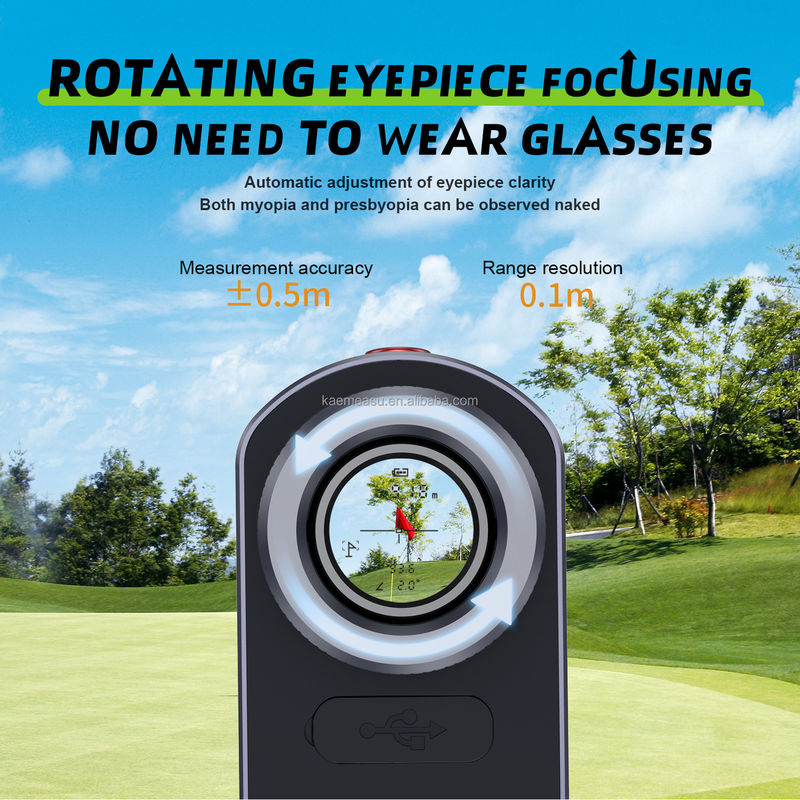 800m Teleskop nadawania danych Laserowy miernik Golf Miernik polowania Miernik polowania Golf Miernik laserowy