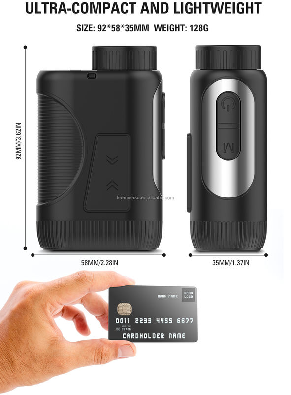 OEM 1200m Golf Slope Scope Laser Distancemeter Teleskop Klasy przemysłowej Golf Laser Rangefinders Czarny Kolor