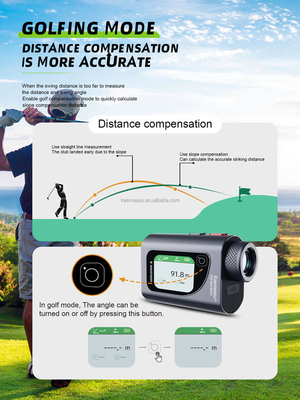 800m Moduł laserowy wskaźnik odległości Golf Łownictwo Laserowy odległość z lornetką
