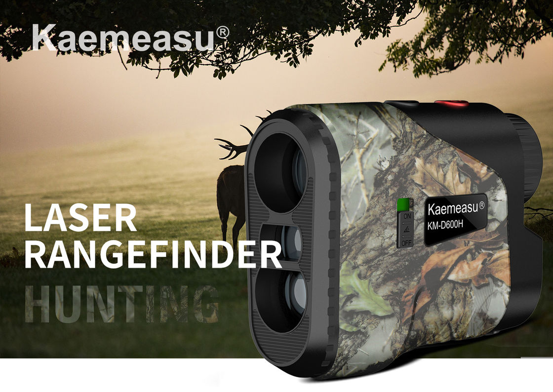 D600m Laserowy miernik odległości Meter odległości Golf Polowanie Przemysłowe pomiary zewnętrzne Miernik odległości 6.5x