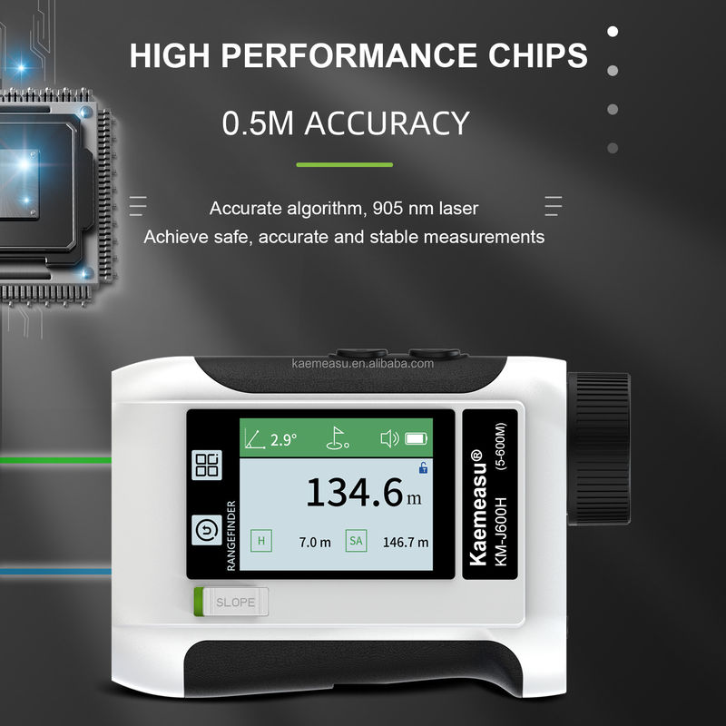 J Zmodernizowany wyświetlacz LCD Golf Sport Laser Range Finder z zasięgiem 1500 m i instrumentami optycznymi