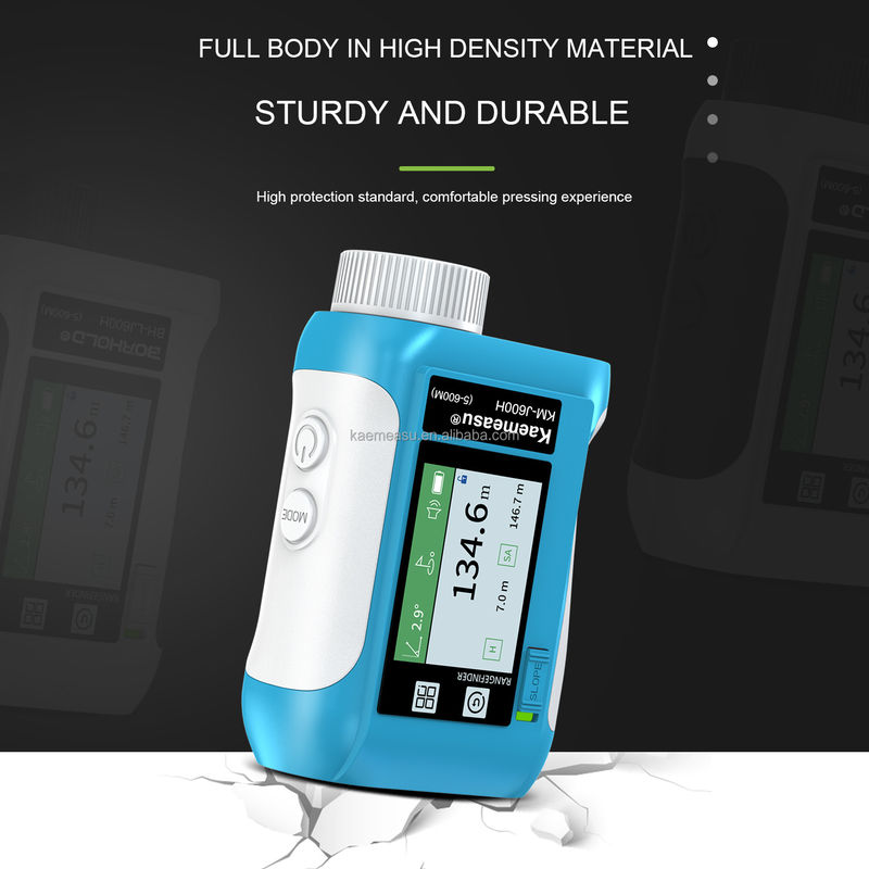 J600m Wielofunkcyjny laserowy miernik odległości Ręczny poziom pomiaru Obliczenie dla budownictwa Polowanie golfowe